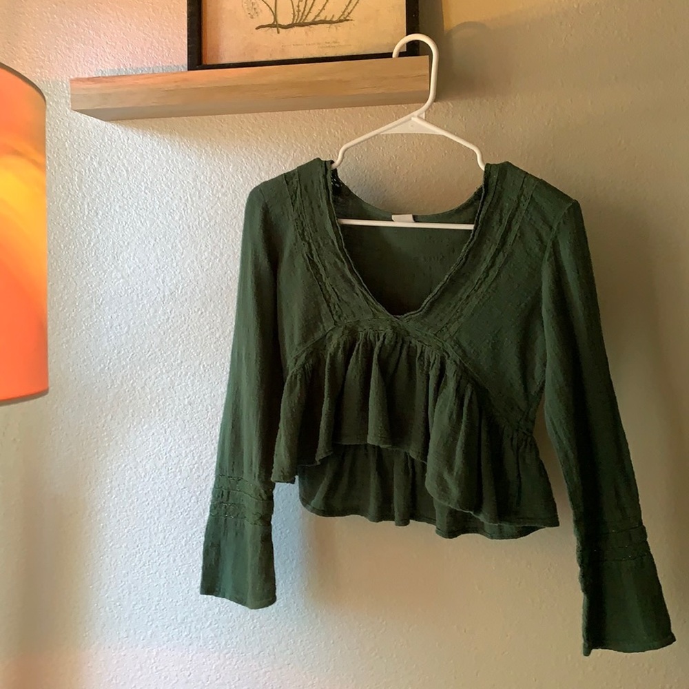 Pacsun Green Blouse